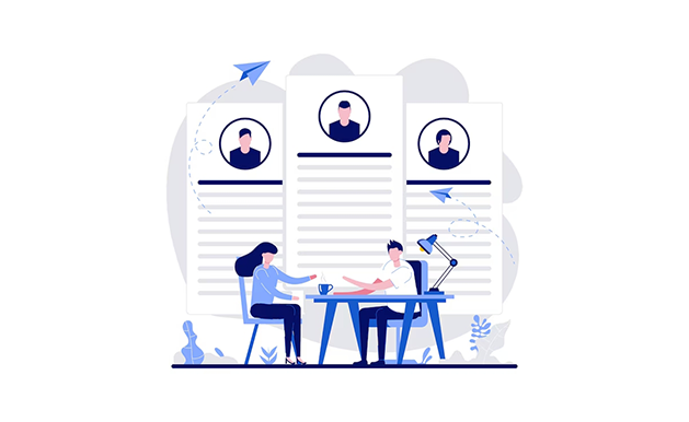 Dienstleistungen einer Personalvermittlungsagentur